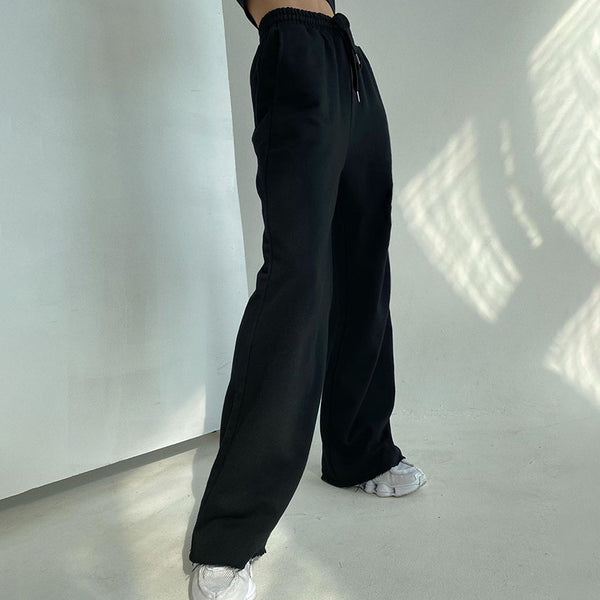 Pantalón Gris Holgado de Pierna Ancha - Comodidad y Versatilidad