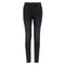 Jeans Skinny Negros de Algodón Elástico para Mujer