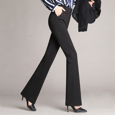 Pantalones de Trabajo Rectos Cintura Alta para Mujer - Image 3
