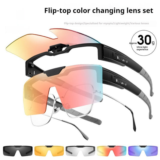 Gafas de Ciclismo con Lentes Fotocromáticas de Color Cambiante - Image 2