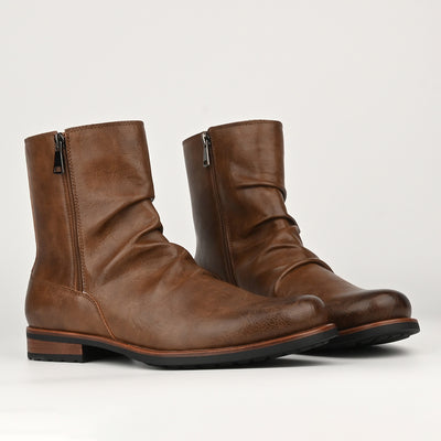 Botas Casuales Versátiles con Cierre Lateral para Hombre