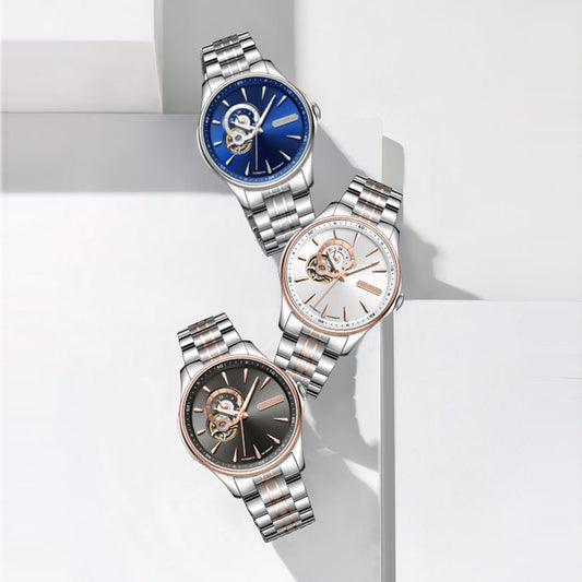 Reloj Mecánico Elegante para Negocios y Tiempo Libre