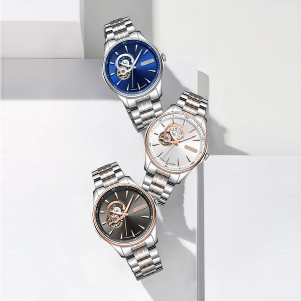Reloj Mecánico Elegante para Negocios y Tiempo Libre