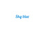 Pulseira de silicone com aço de titânio Sky Blue