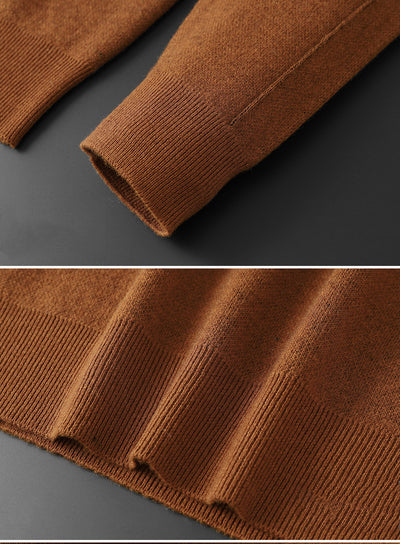 Suéter Casual para Hombre con Cuello Cremallera - Abrigo Grueso y Cálido - Image 3