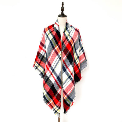 Pañuelo Cuadrado Talma para Mujer - Cuello Calentador Talla Grande - Image 10