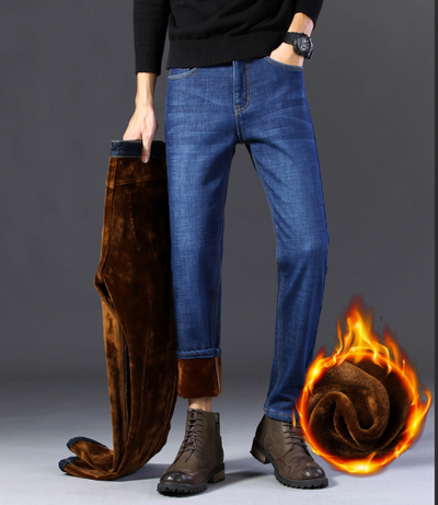 Pantalones Largos Cálidos Business Casual para Hombre - Image 15