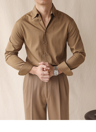 Camisa Manga Larga con Cuello Integrado - Image 11