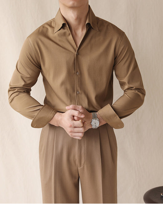 Camisa Manga Larga con Cuello Integrado - Image 11