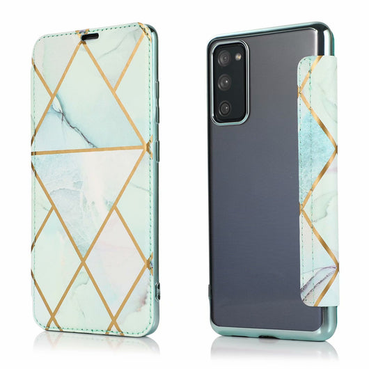 Funda de Cuero con Estampado de Mármol - Image 3