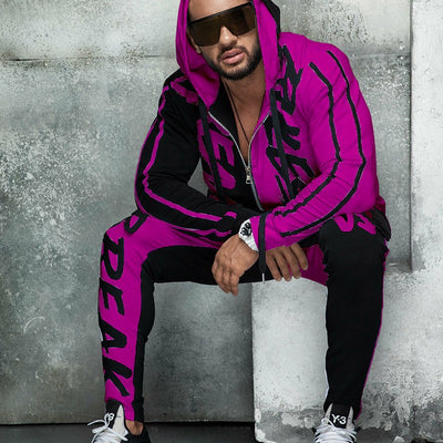 Sudadera Hoodie Cardigan Slim Estampado para Hombre - Image 13