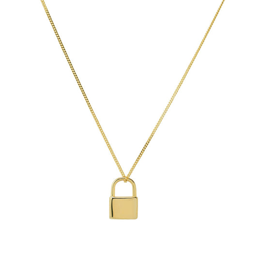 Dije Candado en Plata 925 y Oro 18K - Image 2