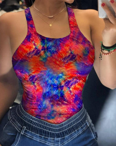 Camiseta Estampada con Detalles de Correas - Image 5