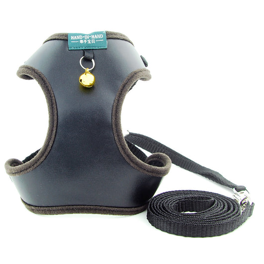 Chaleco Protector de Cuero y Malla Suave para Perros y Gatos - Image 6