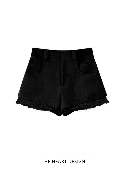 Shorts Retro Khaki para Mujer - Primavera y Verano - Image 9