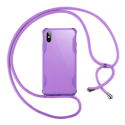 Funda de Celular Apple con Cadena Colgante en Colores Caramelo - Image 20