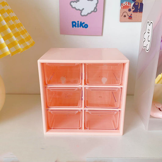 Organizador de Escritorio con 6 Compartimentos y Cajones Deslizantes - Image 6
