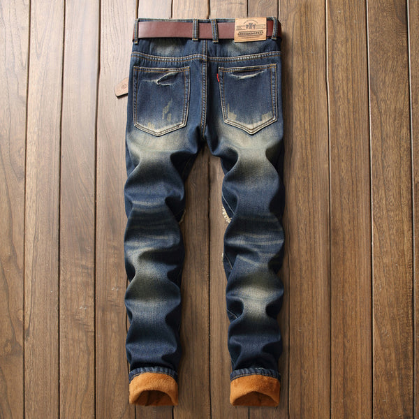 Jeans Casuales de Cachemira para Hombre - Colección Otoño Invierno