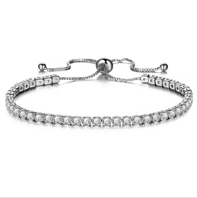 Pulsera de Cristal con Deslizador Ajustable - Joyería Chapada en Oro para Mujer - Image 13