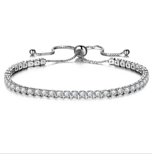 Pulsera de Cristal con Deslizador Ajustable - Joyería Chapada en Oro para Mujer - Image 13