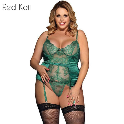 Lencería Sensual Transparente en Encaje Erótico