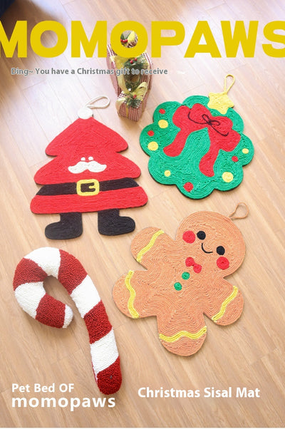 Rascador para Gatos de Sisal Navideño - Resistente y sin Pelusa - Image 11