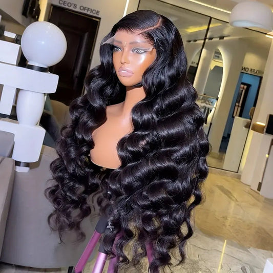 Peluca Frontal de Encaje Ondas Medianas Cabello Largo y Rizado para Mujer - Image 2