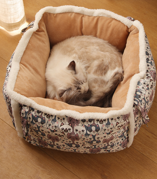 Hamaca Colgante Semiencerrada para Gatos - Nido Elevado Confortable - Image 3
