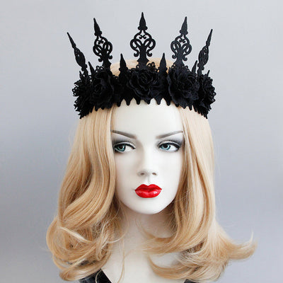 Diadema Máscara de Belleza Corona Negra - Image 10