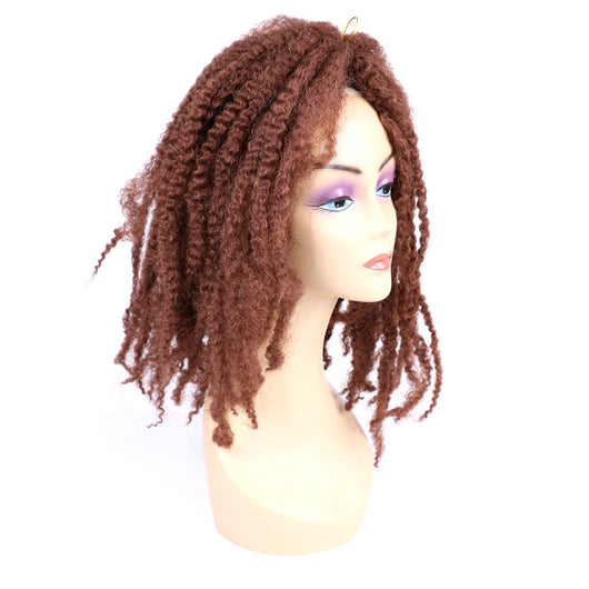 Peluca Afro Auténtica de Estilo Africano