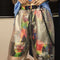 Pantalones Cortos Hip Hop Transparentes con Detalles de Costura Contrastante