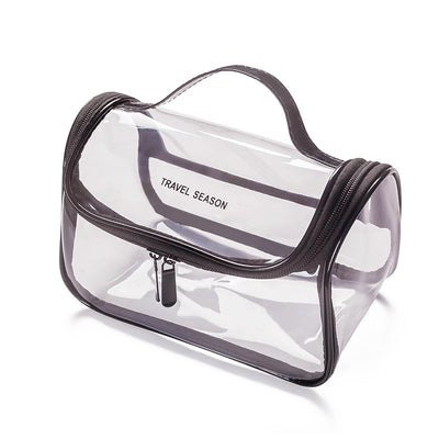 Bolsa de Cosméticos Transparente de Gran Capacidad Impermeable - Image 5