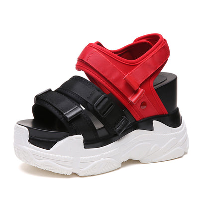 Sandalias Deportivas Cuña para Mujer - Estilo Coreano Verano