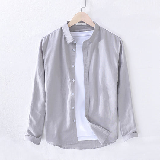 Camisa de Lino Manga Larga - Image 21