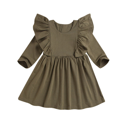 Vestido Princesa Niña con Mangas de Encaje Elegante - Image 11