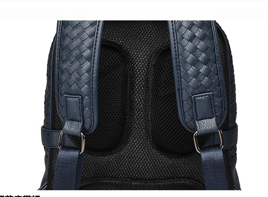 Mochila Ejecutiva de Cuero PU Tejida - Estilo Business Casual - Image 17