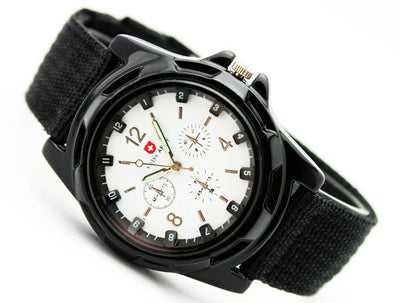 Reloj Militar Gemius ARMY - Correa Textil Resistente con Cristal de Agua