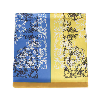 Pañuelo de Seda Twill para Mujer con Estampado Artístico - Image 18