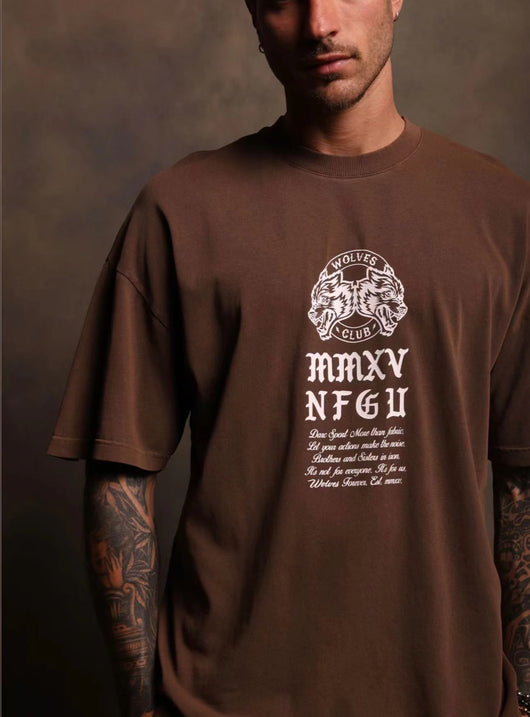 Camiseta Deportiva Holgada de Algodón para Hombre - Image 4
