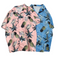 Camisa Hawaiana Estampada Completa con Cuello Vuelto para Hombre - Manga Corta Verano