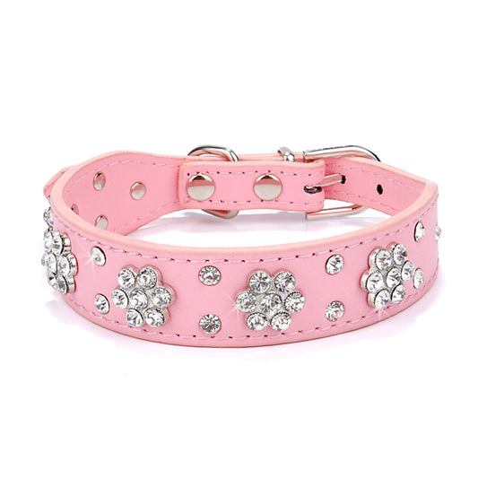 Correa para Perro y Gato de Terciopelo Coreano con Brillantes - Diseño Premium y Confortable - Image 2
