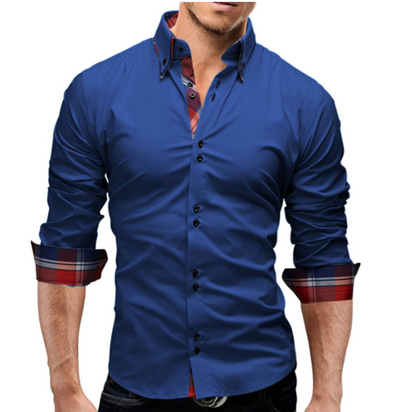 Camisa Slim Clásica Interior para Hombre - Image 5