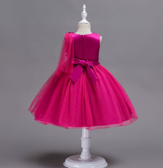 Vestido de Malla con Moño - Image 3