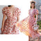 Vestido de Fiesta Strawberry con Lentejuelas y Malla