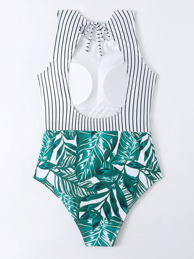 Traje de Baño Enterizo Estampado con Tirantes Ajustables para Mujer - Image 19