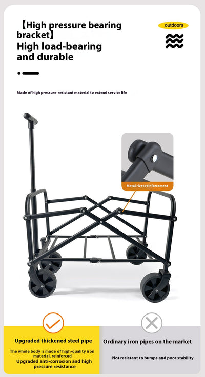 Carrito Remolque Plegable para Niños - Ideal para Campamentos y Paseos - Image 13