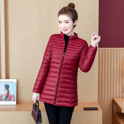 Chaqueta de Algodón Entallada Talla Grande - Corte Medio Ligero - Image 8