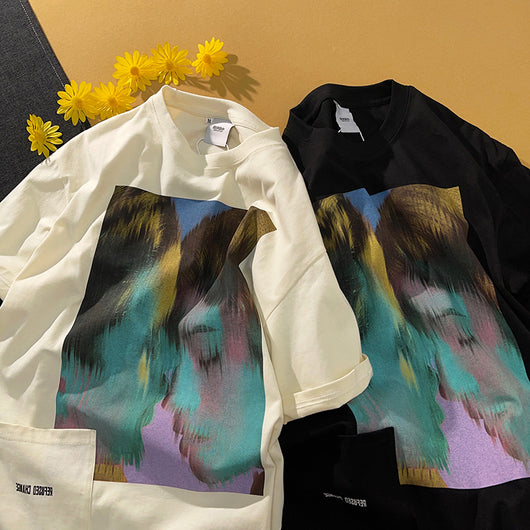 Camiseta Oversize Clásica de Manga Corta Estilo Europeo - Image 16