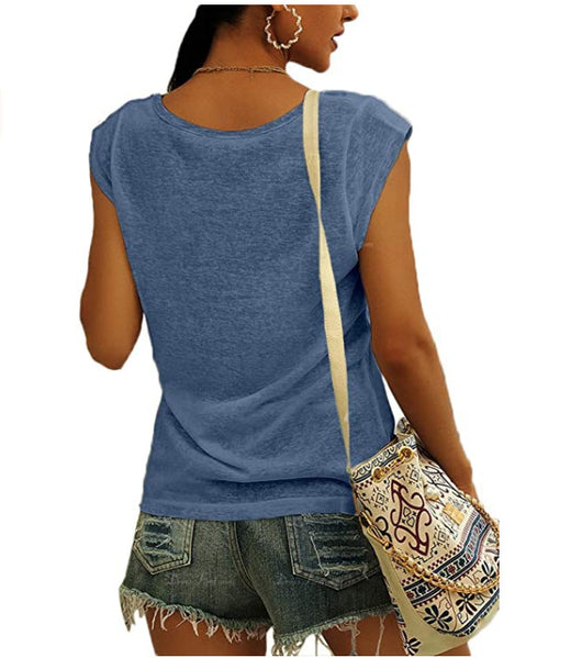Blusa Suelta con Cuello en V - Diseño Minimalista Europeo y Americano para Mujer - Image 31