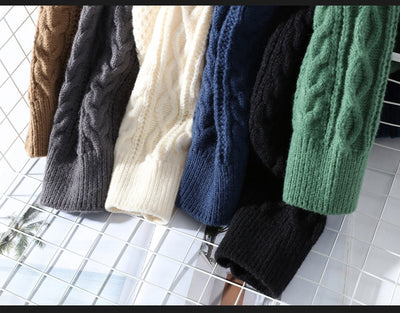 Suéter Cuello Redondo para Hombre - Otoño e Invierno - Image 20